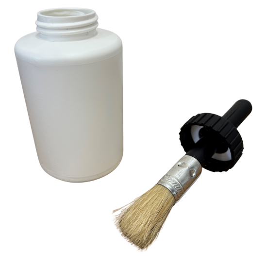 Plastic Glue Jar with Brush
