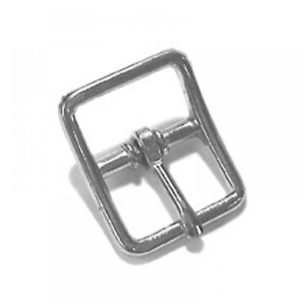Strap Buckle, Concave, Nickel Plated