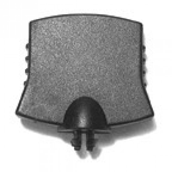 Clam Shell Attachment, Black Plastic - (PLA02-35R)
