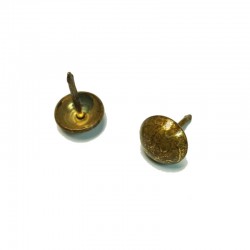 C.S Osborne 100 Pcs 7/16" Old Gold Speckled Decorative Nail #7110-OGS Tacks 