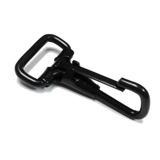 3.4mm Snap Hook, Black Oxide Finish (AL-005BS)