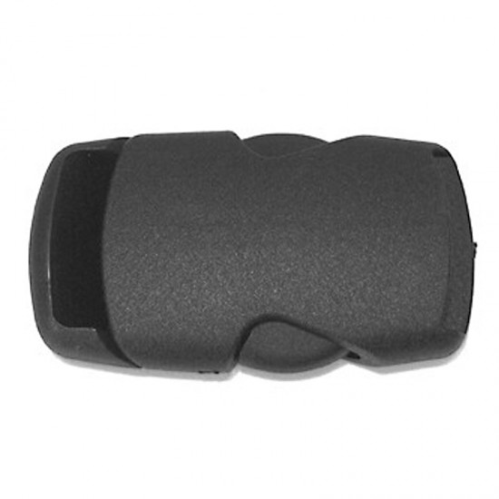 Contour Side Release Buckle, Black Plastic