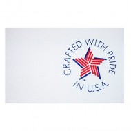 Crafted with Pride in USA - Tyvek<sup>®</sup> Tag